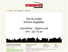 Tablet Screenshot of byggcenter.eu